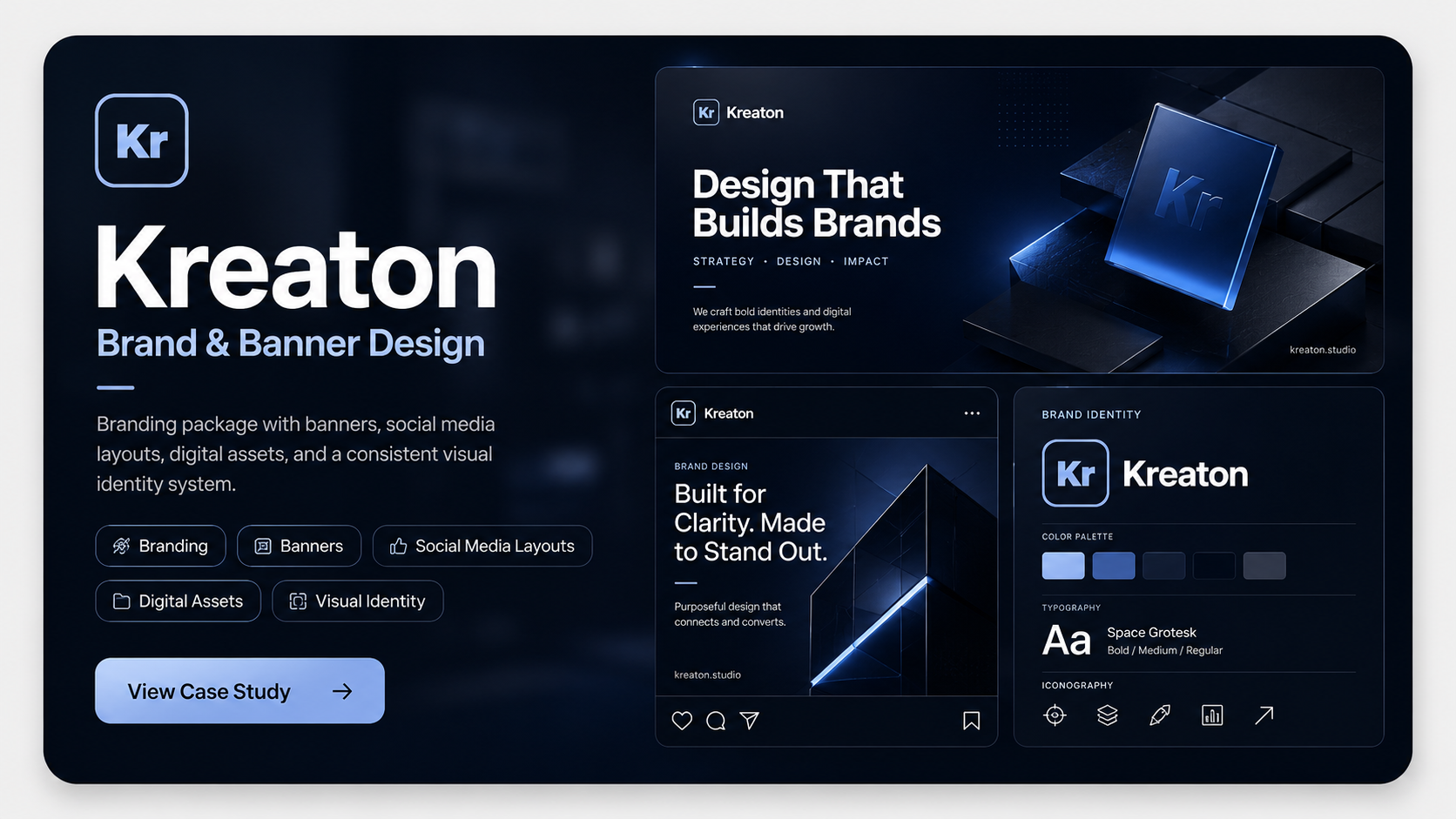 Kreaton &mdash; Brand & Banner Design